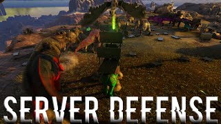 FRENCHTOUCH SERVER DEFENCE  ARK OFFICIAL PVP FRENCHTOUCH VS PURGE [upl. by Xeno]