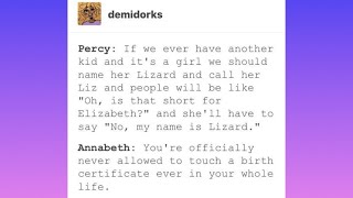 Percy Jackson memes part 13 Percabeth edition 💙💛💙💛 [upl. by Adnilev]