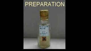 TARTARIC ACID PREPARATION [upl. by Ahsenek]