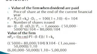 Dividend Policy 2 [upl. by Nnaeirelav]