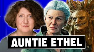 🔴Auntie Ethel Actor Rena Valeh on Baldurs Gate 3 The Hag Tara amp Favourite Voice Lines [upl. by Tereve]