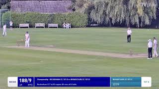 Beckenham CC 1st XI Vs Broadstairs CC 1st XI 20th July [upl. by Ehman]