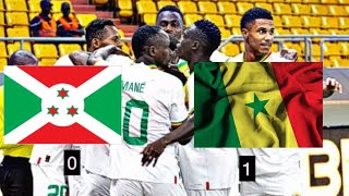 🔥Equipe Nationale du Sénégal  victoire contre la burundi dans l’ensemble c’est abordable 👍🔥 [upl. by Cymbre]