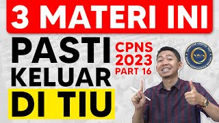 SOAL CPNS 2023 TIU YANG PASTI KELUAR [upl. by Tfat]