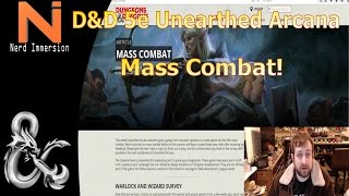 DampD 5e  Unearthed Arcana  Mass Combat  Nerd Immersion [upl. by Roana949]