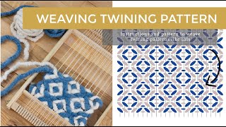 Weaving DIY Twining Patterns [upl. by Dell]