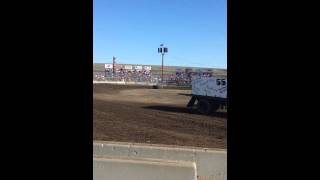 Grain truck races lind washington [upl. by Alletneuq925]