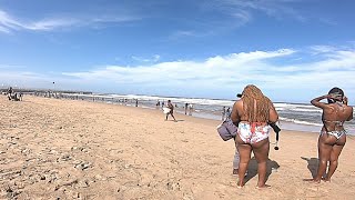 DURBAN BEACHES WILL SUPRISE U  BEACH WALK ONLY IN SOUTHAFRICA 🇿🇦 beyond crazy 🙂 [upl. by Friedland83]