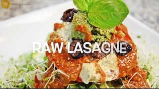 Raw Lasagne  Delicious and Nutritious xo [upl. by Ojyma510]