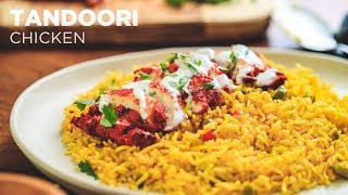 Tandoori Chicken with Yellow Rice [upl. by Tjon]