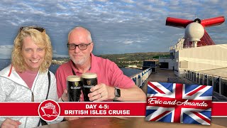 Carnival Pride British Isles Cruise  Port of Holyhead Wales UK [upl. by Ytsrik979]