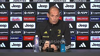 Conferenza stampa ALLEGRI pre FiorentinaJuve quotNo dubbi su Soulé e Arthur Sandro prima di Daniloquot [upl. by Ycniuq]