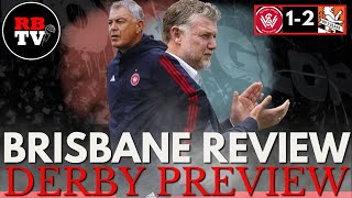 Western Sydney Wanderers vs Brisbane Roar  Round 24 Review [upl. by Eimilb]