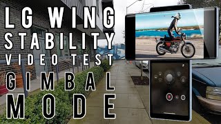 LG Wing Stabilization Video Test Smooth [upl. by Annoet]