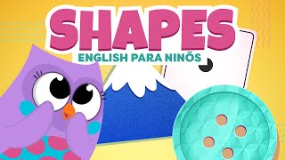 SHAPES  Canciones Ingles  Videos Infantiles Bubu y las Lechucitas [upl. by Roose]