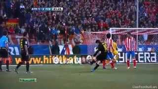 Lionel Messi Amazing Freekick Goal Vs Atletico Madrid 21 [upl. by Eimoan]