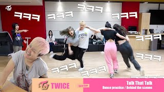 TWICE  Dance Practice Behind the scenes  KPOP Reaction [upl. by Ayouqes144]