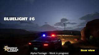 Highway Police Simulator  Early Blue Light [upl. by Aurea]