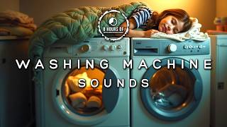 8 hours of washing machine sound  washing machine asmr bruit machine a laver and white noise [upl. by Cedar]