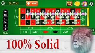 💃 The 100 Solid Betting Strategy to Win at Roulette  Roulette Strategy to Win [upl. by Akeinahs]