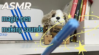 ASMR caseirinholofi caneta mágica fazendo você dormir 😴 mouth sounds  scratching [upl. by Rodrich]