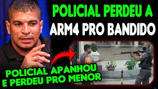 BANDIDO TOMOU A ARM4 DO POLICIAL E  DAVI PALHARES  COPCAST [upl. by Wallis]