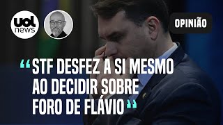 Flávio Bolsonaro fala de cadeia ao lado do expreso Valdemar Costa Neto  Josias de Souza [upl. by Annelise]