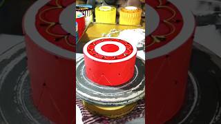 Unique Cake Decoration  Strawberry Cake Design shorts youtubeshorts video [upl. by Atiram]