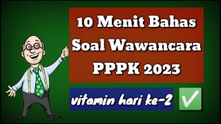 Soal Wawancara PPPK 2023 [upl. by Ysnat]