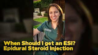 When Should I get an ESI  Epidural Steroid Injection  Dr Sheena Bhuva PMR in Plano explains [upl. by Philander]