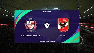 Baladiyet El Mahallah vs Al Ahly 11052024 Egyptian Premier League PES 2021 [upl. by Filmore]