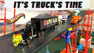 All Heavyweight  Diecast Hot Wheels Truck Racing [upl. by Revorg2]