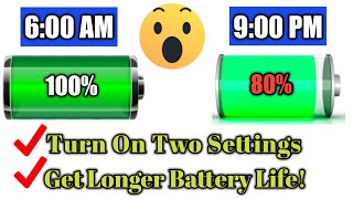 How to increase Battery life on Android Phone [upl. by Tezil]