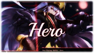 Nightcore  Hero Skillet  Lyrics [upl. by Hickie924]