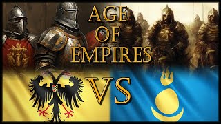 You don’t have to see the whole staircase just take the first step AoE IV Ranked HRE vs Mongols [upl. by Saraiya]