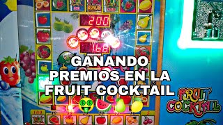 Ganando premios en la fruit cocktail 🤑🍉🍋🍐🍒  Adictos a las tragamonedas 🤑🎰🍉 [upl. by Sikleb435]