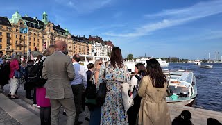 Stockholm Sweden  Summer City Walk  Strandvägen  4K [upl. by Mannos]