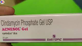 Acnesol gel clindamycin phosphate gel 20gm systopic [upl. by Rist58]