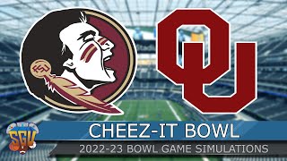 CheezIt Bowl 2022  Florida State vs Oklahoma  Full Game Highlights NCAA 14 Sim [upl. by Kantos]