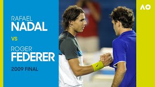 Rafael Nadal vs Roger Federer Full Match  Australian Open 2009 Final [upl. by Hippel]