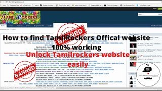 How to find tamilrockers new website 2020 I 100000000000 working [upl. by Adyan383]