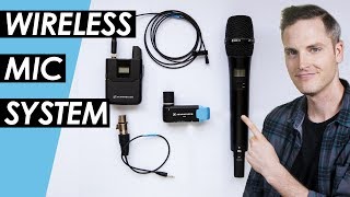 Wireless Microphone System Setup  Sennheiser AVX Wireless Mic Review [upl. by Arvin]