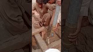 Water Pump Installation boreholedrilling shortvideo [upl. by Duwad]