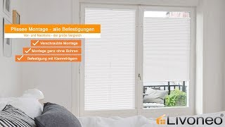 Plissee Montage Welche Befestigung ist perfekt für meine Fenster [upl. by Yreneh804]