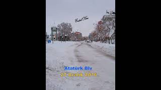 Karaman 27 Aralık 2016 yoğun Kar yağışı [upl. by Glyn]