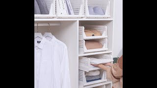 Wardrobe Organizer foldable and stackable [upl. by Chiles]