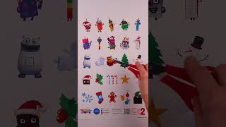 Build Numberblock Advent Calendar 🎄 Cartoon Maths fun for Kids  Learn to Count shorts [upl. by Lily611]