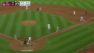 SFSTL Duffy executes a perfect squeeze bunt [upl. by Poland]