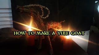 How to Make a Yule Goat [upl. by Gardell]