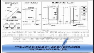 Revit Electrical Unistrut Rack Demo [upl. by Hayotal]